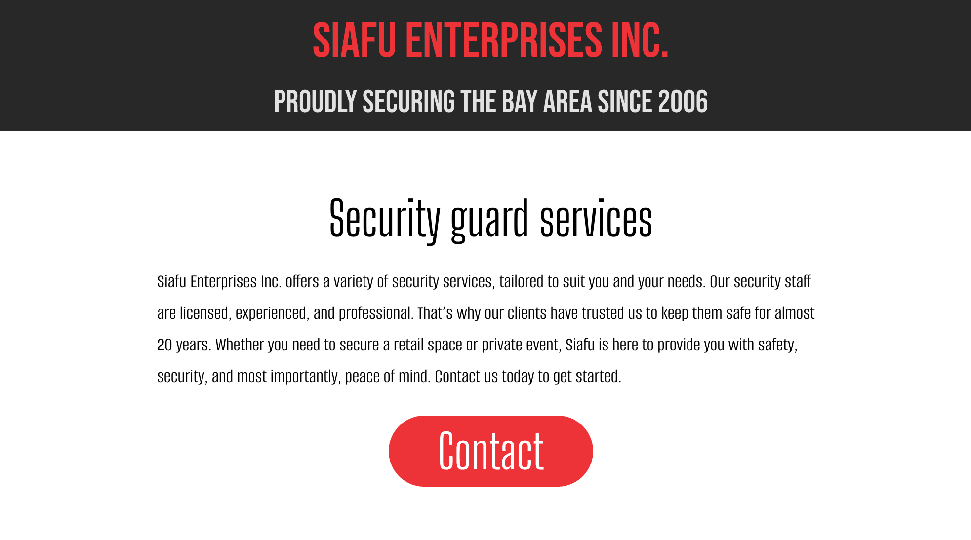 Siafu Enterprises Inc.